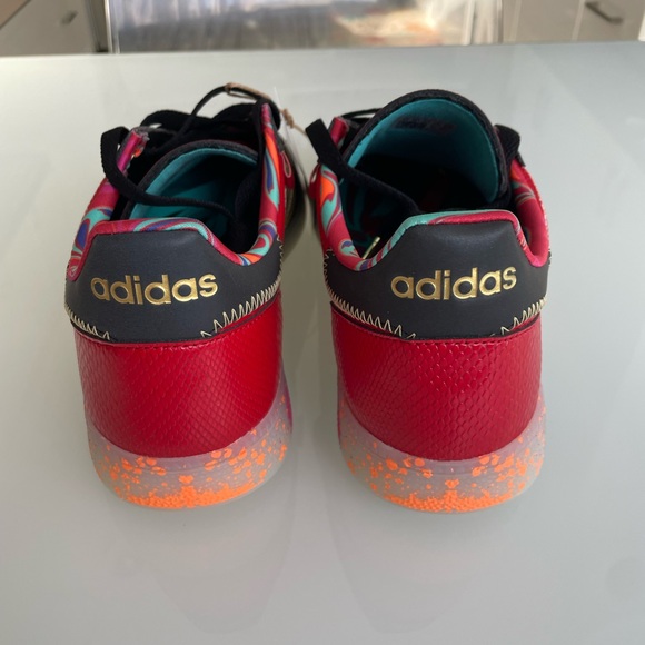 Adidas Handball Spezial x SEED Scarlet Paint Splatter US 11 ID8617 - Picture 6 of 7